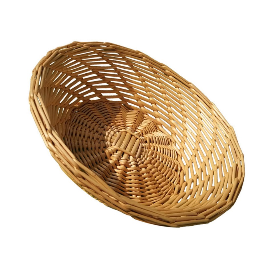 Woven Fruit Basket for Kitchen Counter Wicker Foodsafe Fashionable eBay