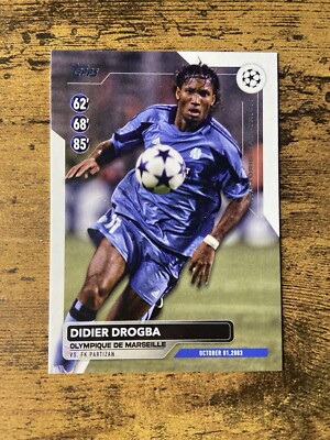 2023 Topps UCC Flagship Didier Drogba Historic Hat-Trick Marseille #HH-6