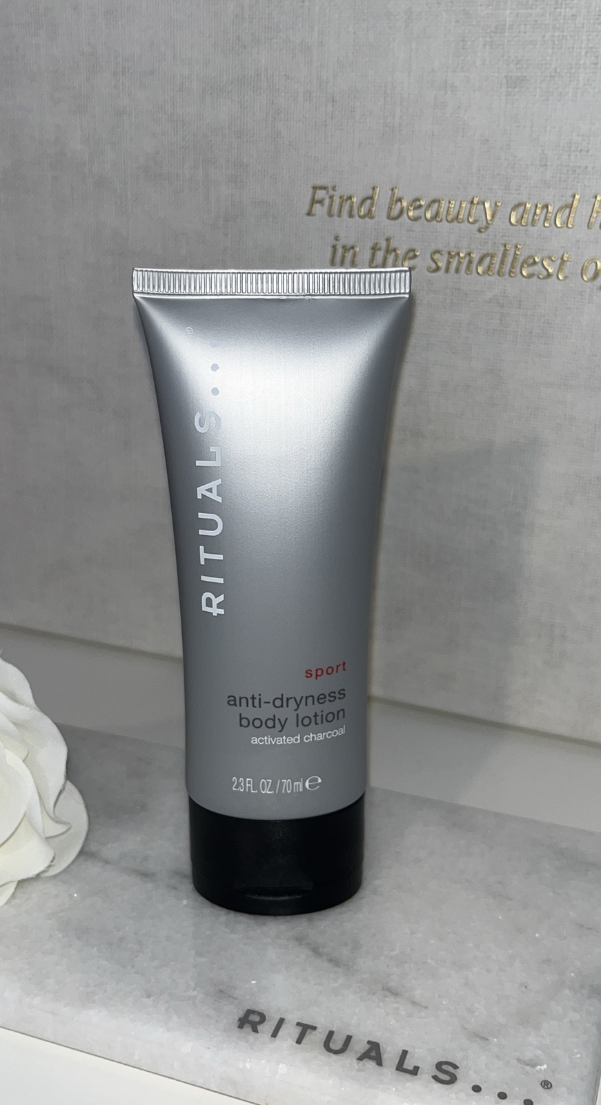 Rituals Sport Anti Dryness Body Lotion 70ml + Rituals homme shower foam
