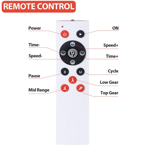 Máquina de Ejercicio Compacta Vibration Plat Todo el Cuerpo con Control Remoto Negro/Blanco/Rojo - Imagen 29 de 32