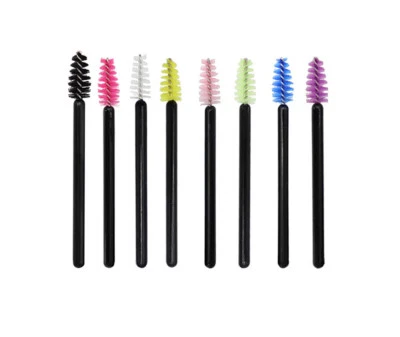Mini Disposable Eyelash Mascara Brush Wands Lash Extension Eyebrow Comb UK