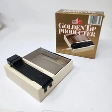 Gizeh Golden Tip Producter Filter Cigarette Machine + Box Made In Germany Vtg