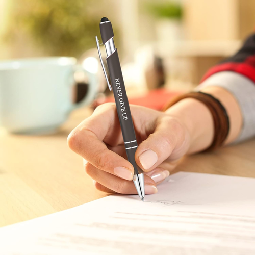12 Pcs Inspirational Pens Bulk Motivational Ballpoint Pen with Stylus Tip Inspir - Picture 7 of 12