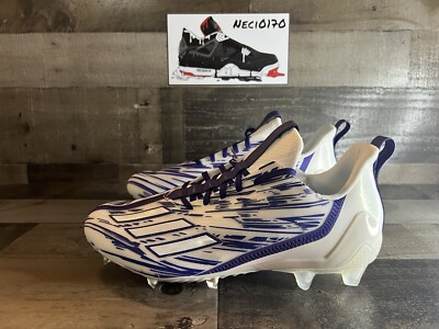Adidas‎ Adizero Football Cleats Purple Cloud White (GZ6914) Men\'s Size 13 Adidas Adizero Football Cleats Purple Cloud White (GZ6914  main image 3
