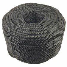 40mm Synthetic Black Decking Rope Decorative Garden Balustrade Select Length