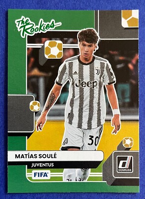 Matias Soule 2022-23 Donruss FIFA GREEN PARALLEL THE ROOKIES Rookie #21 JUVENTUS