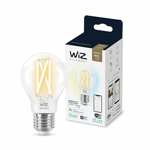 Lampada LED Smart Wifi E27 Globo trasparente Filamento WIreless Alexa Google 60W - Immagine 3 di 4