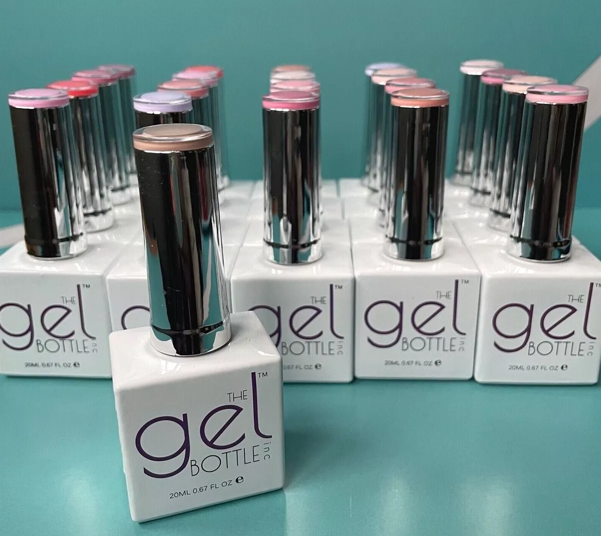 The Gel Bottle BIAB Builder Gel in a Bottle Teddy Baby Lady Dolly 19 Top Base