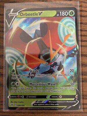 Orbeetle V 020185 Ultra Raro Pokemon Tcg Orbeetle V 020185 Ultra Raro Pokemon Tcg