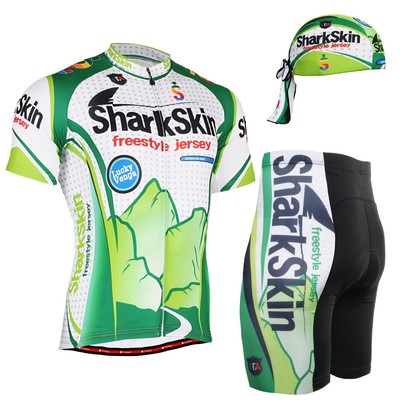 FIXGEAR CS-2002-SET Cycling Jersey & Shorts Padded Bicycle Wear Bandana Gift