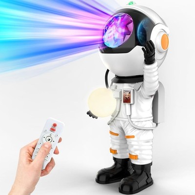Galaxy Astronaut Projector LED Night Light with Timer and Remote for All Ages