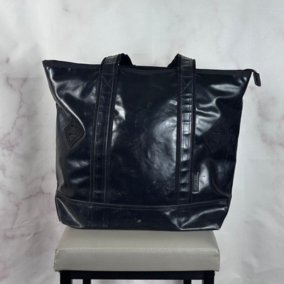 #ad Porter Yoshida amp; Co. Black Tote Bag Japanese Designer Accessory Zipper Nylon PVC $128.00