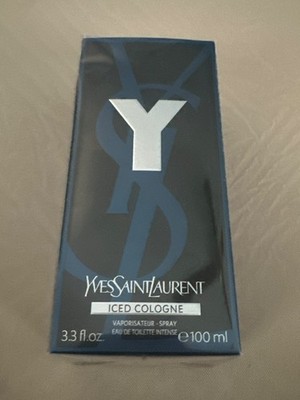 Yves Saint Laurent Men's Y Iced Cologne Eau de Toilette Intense, 3.3 oz. NIB