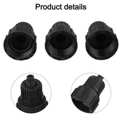 Wiederverwendbare Gartenschlauchadapter für Tropfsysteme 3er Set mit starkem Ha