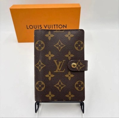 Louis Vuitton Agenda PM R20005 Monogram Planner Cover Refill Organizer LV