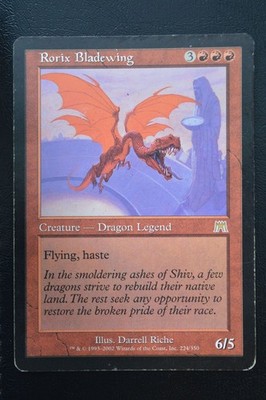 Magic The Gathering MTG RORIX BLADEWING Onslaught HP Damaged