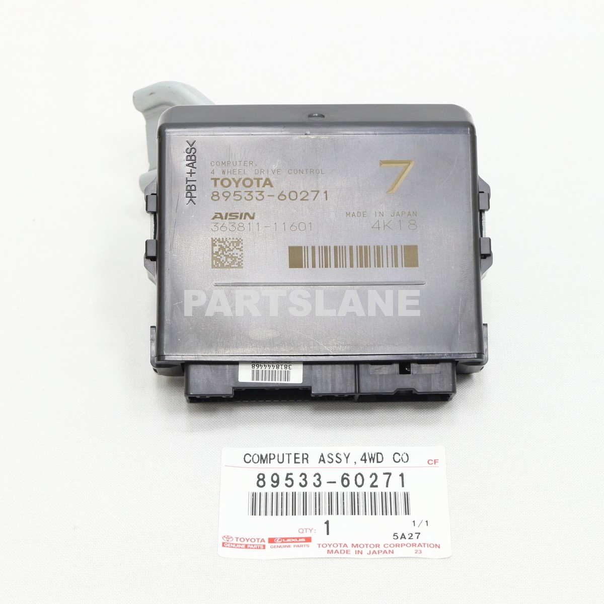 89533-60271 Toyota OEM Genuine COMPUTER, 4 WHEEL DRIVE