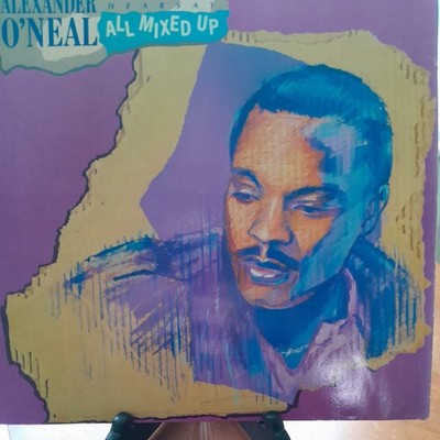 Alexander O'Neal Hearsay All Mixed Up Vinyl LP 1988 Tabu Records