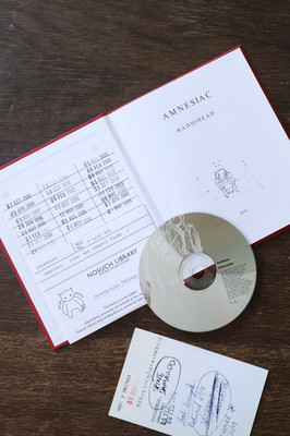Radiohead Amnesiac 2001 Limited Edition Red Library Book CD Stanley Donwood Comp