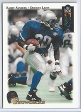 Barry Sanders Throwback 1995 Classic NFL Experience # T9