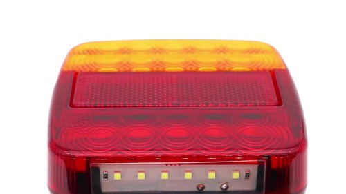 2x Rear Submersible Trailer Lights Tail Lamp Boat Truck Marker License Plate_Led - Video 1 of 1