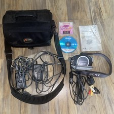 Sony DCR-DVD92 Handycam Camcorder w/ Case, 2 Chargers, Cables Mini Disc Tested