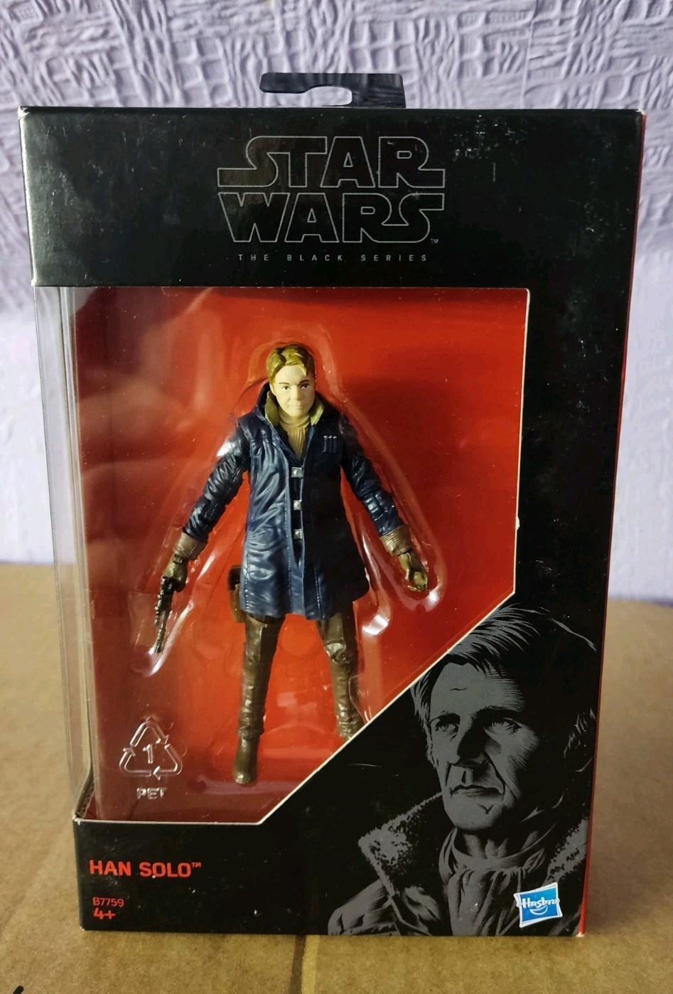 Star Wars The Black Series Han Solo with Jacket 3.75"" Figure BOXED Hasbro B7759