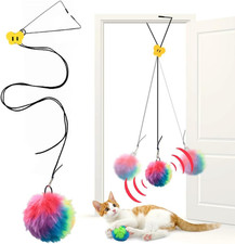 Interactive Cat Toys, Independent Play Hanging Door Cat Toys for Indoor Cats ...
