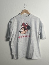 Vintage Made in USA Disney Minnie Mouse "MINNIE" Graphic T, Adult Unisex Size XL