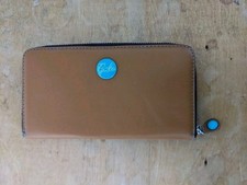 Portafoglio / pochette Gabs. Pelle marrone. Made In Italy.