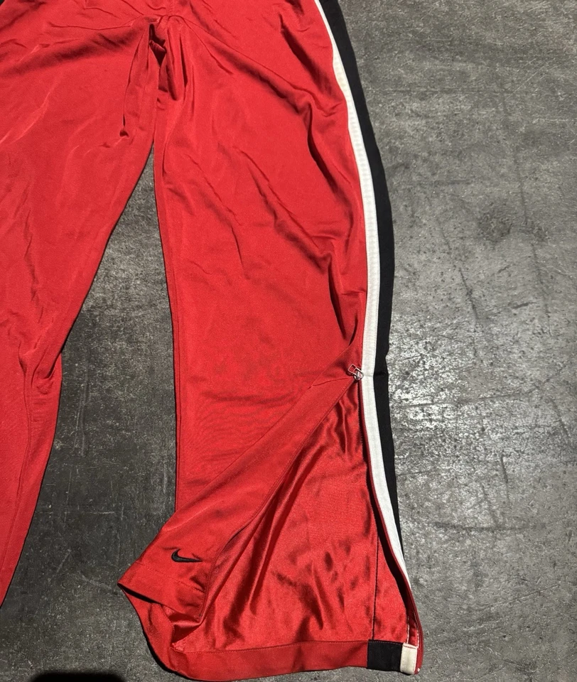 VTG 2000s Nike Jersey Loose Fit Relaxed Sweatpants Dazzle Shiny Youth 14-16  - Image 2 of 4