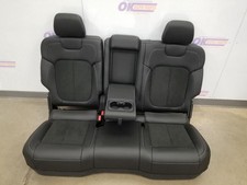 25 Jeep Grand Cherokee Altitude Rear Second Row Seat Black Leather Suede