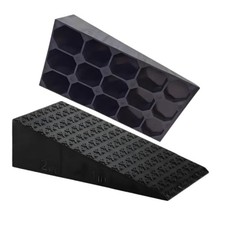 Squat Wedge Calf Raise Block, 2-PCS Non-Slip Heel Foot Elevated Slant