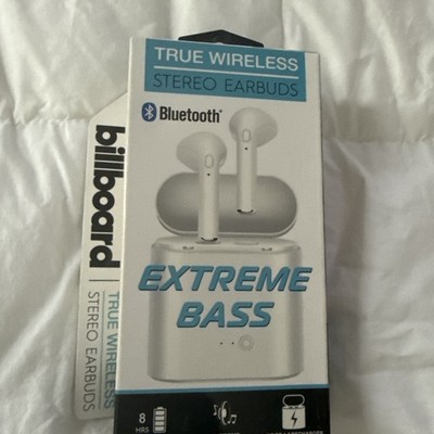 Billboard Bluetooth True Wireless Earbuds with Charging Case
