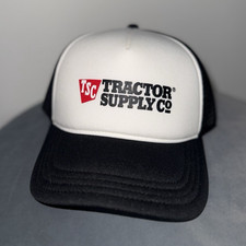 Tractor Supply Co Solid Black/White Mesh Back...