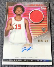 2023 Topps Midnight Twilight /199 Rookie Jersey Auto Julian Phillips RC #RJA-JUP