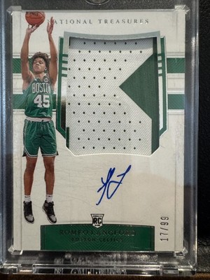 2019-20 Panini National Treasures Romeo Langford #141 PATCH AUTO 17/99 Boston