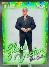 2026 UD Allure AEW Glow Vectors GREEN Parallel Insert #GV-25 DON CALLIS #d 60/99