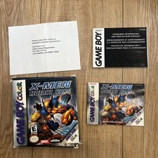 X-Men Mutant Wars - Game Boy Color - Box Only * with Manuals