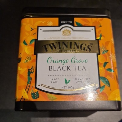 Twinnings London Orange Grove Schwarztee leere Dose