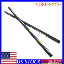 For 1996-2000 Honda Civic 2pcs Door Weather Strip Window Belt Seal Molding Trim