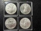 New Listing2012 American Silver Eagle Coin 1 oz $1 - BU LOT of 4 coins