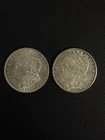 Morgan Dollar Lot Of 2 1921,  1900 90% Silver Au/unc