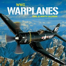 Carousel Calendars,  Warbirds of WWII 2026 Wall Calendar, 12'' X 12'', 16-Month