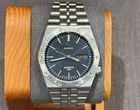 Seiko Quartz SQ 100 8229-8019 Vtg 1980s Navy Royal Oak