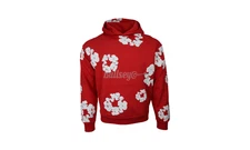 Denim Tears The Cotton Wreath Red Hoodie