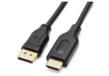 Amazon Basics DisplayPort to HDMI Cable, Uni-Directional, 4K30Hz, 1920x1200 10 F