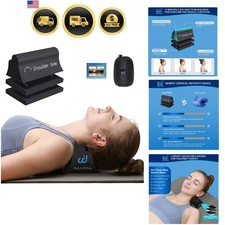 Neck and Shoulder Relaxer, Neck Stretcher Chiropractic Pillows for Pain Relie...