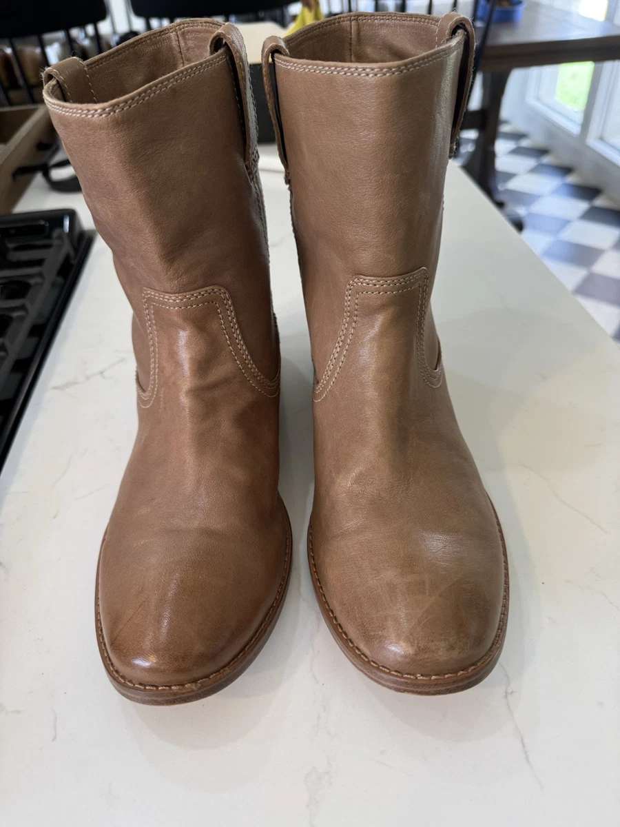 Brown Leather Upper Boots for Women for sale | eBay