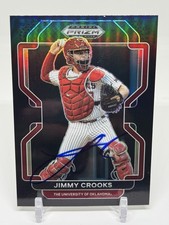 2022 Panini Prizm Draft Picks - Jimmy Crooks III #PDP127 Black Prizm (RC)